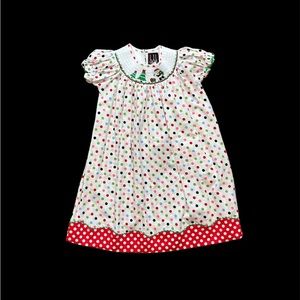Smocked Christmas dress